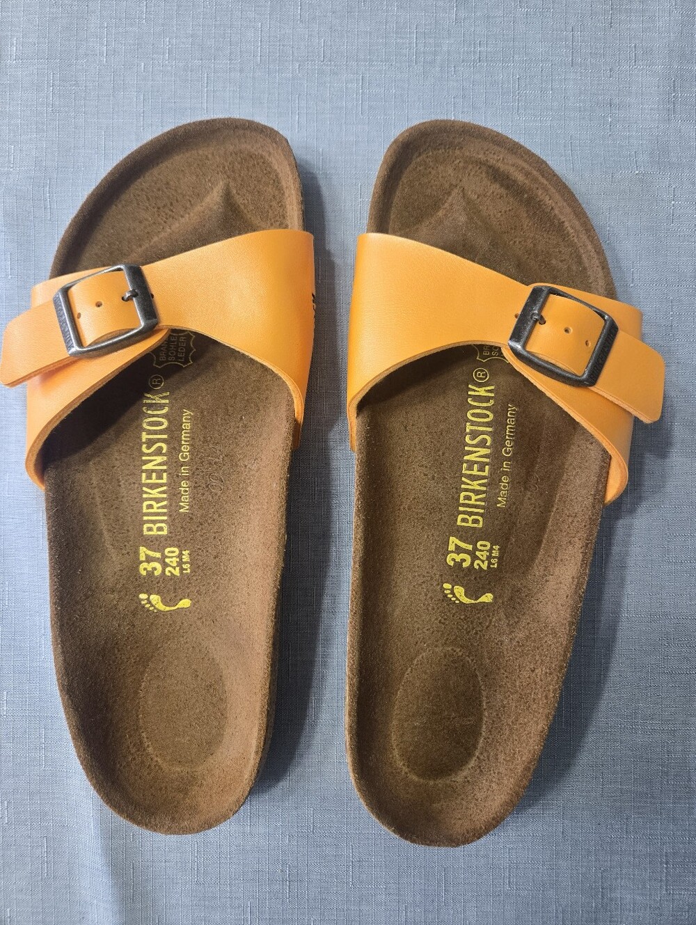 🍊 Birkenstock Madrid Sandals | Orange | EU 37 / US Women's 6-6.5 | Regular Widt